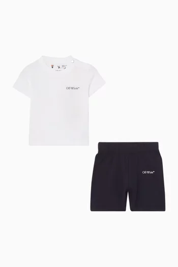 Arrow Acrylic T-shirt & Shorts Set
