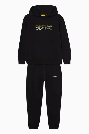 Bookish Diagonal Sweatpants in Cotton