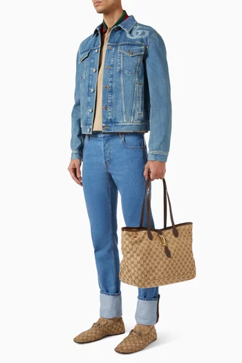 Medium Jackie Tote Bag in GG Canvas