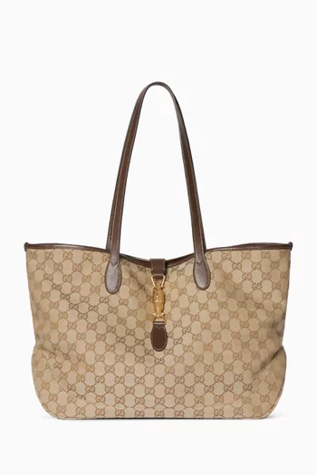 Medium Jackie Tote Bag in GG Canvas