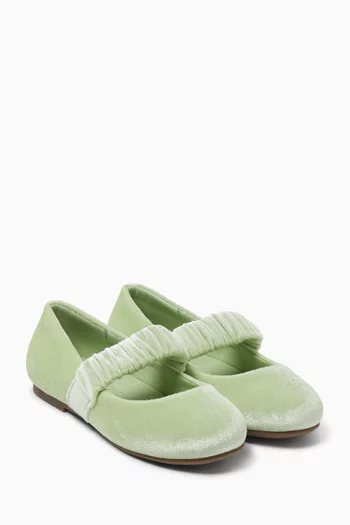 Jaclyn Ballerina Shoes in Velvet