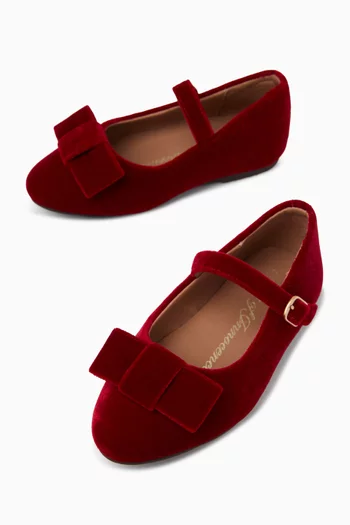 Ellen Ballerina Shoes in Velvet