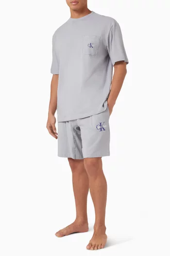 Monogram Sleep Shorts