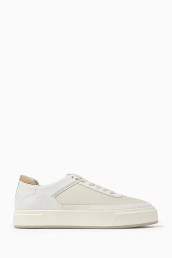 Basket Cupsole Sneakers in Leather & Suede