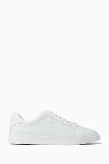 Brooke Signature Logo Sneakers in Leather