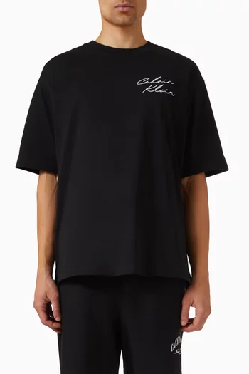 Logo-print Loose-fit T-shirt in Cotton