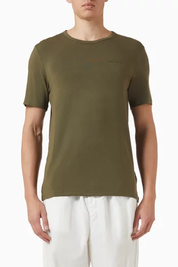 Logo T-shirt in Modal Blend