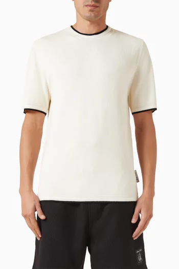Wyatt Contrast T-shirt in Knit