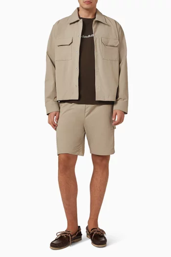 Milo Technical Cargo Jacket in Stretch Nylon