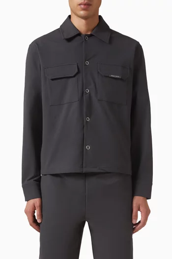 Milo Technical Cargo Jacket in Stretch Nylon