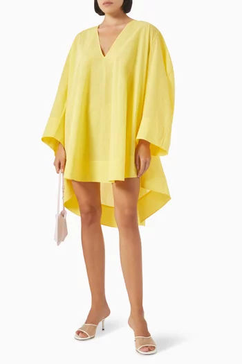 La Robe Paysan Dress in Cotton Blend