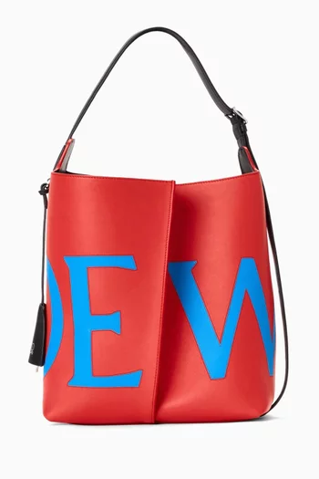 Large Bilbao Bucket Bag in Leather