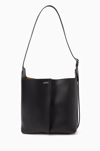 Medium Bilbao Bucket Bag in Leather