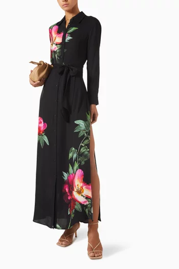 Chassidy Shirtdress in Cupro Blend