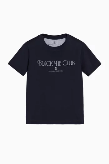 Logo-print T-shirt in Cotton-jersey