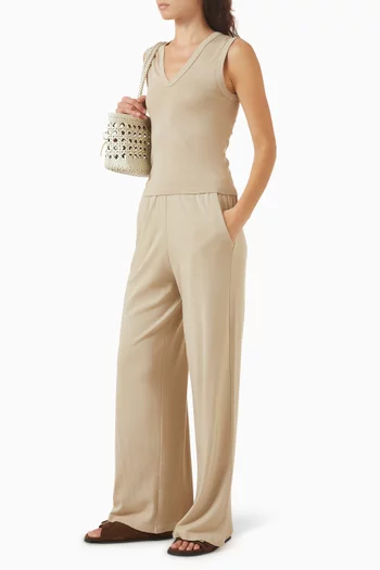 V-neck Tank Top in Supima Cotton