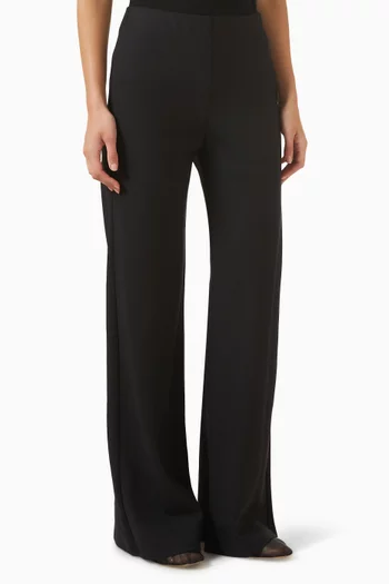 Wide-leg Pants in Twill