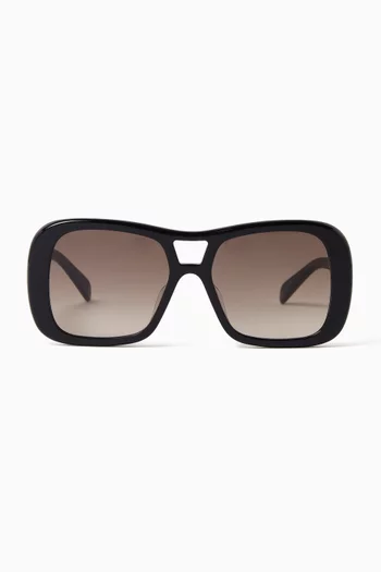 Aviator Sunglasses in Acetate