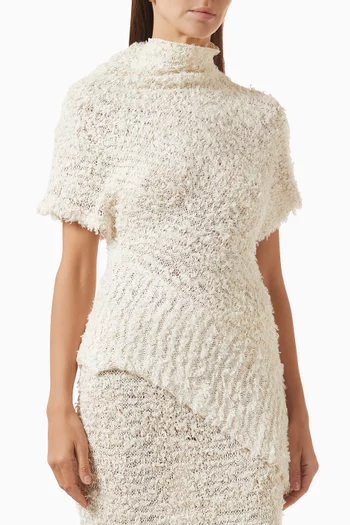 Rhodes Top in Cotton Cord Bouclé