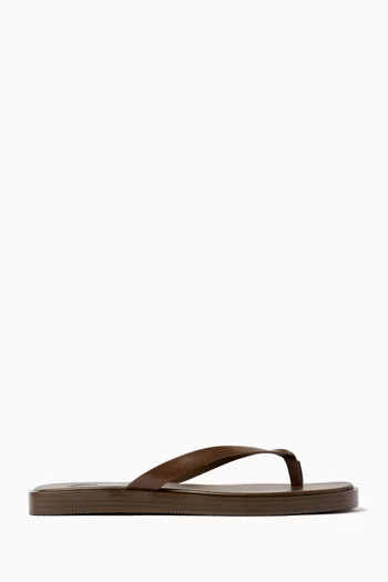 Korfos Flip-flop Sandals in Leather