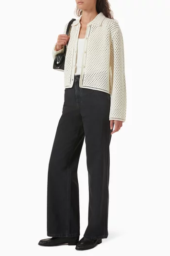 Button-up Cardigan in Knit