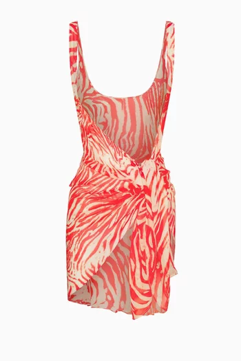 Swim Cover-up Sheer Open-front Sarong