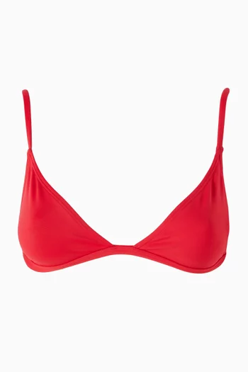 Iconic Swim Triangle Bikini Top