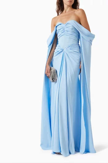 Saliya Off-shoulder Gown