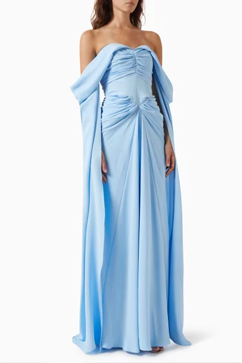 Saliya Off-shoulder Gown