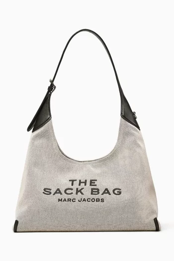 The Belted Sack Bag in Canvas & Leather