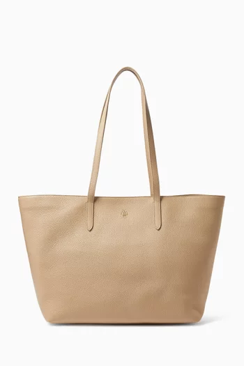 Tote Bag in Grained Leather
