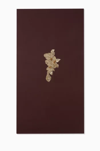 Floral Embellished Scarf
