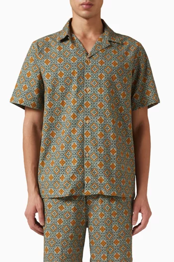 Lukas Arabesque Shirt in Cotton