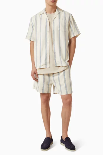 Lawson Striped Shirt in Cotton Twill