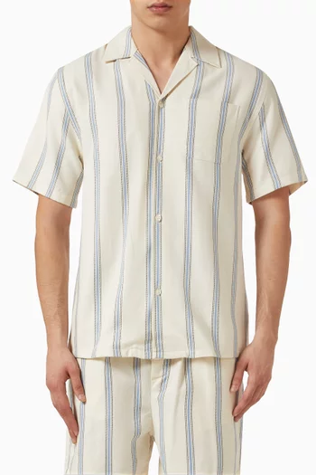 Lawson Striped Shirt in Cotton Twill