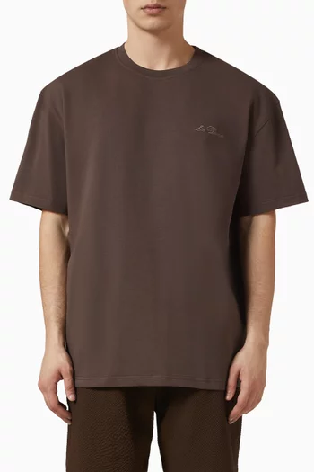 Crewneck T-shirt in Organic Cotton