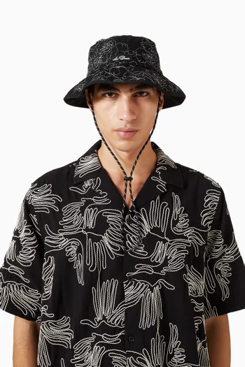 Flower AOE Safari Hat in Organic Cotton