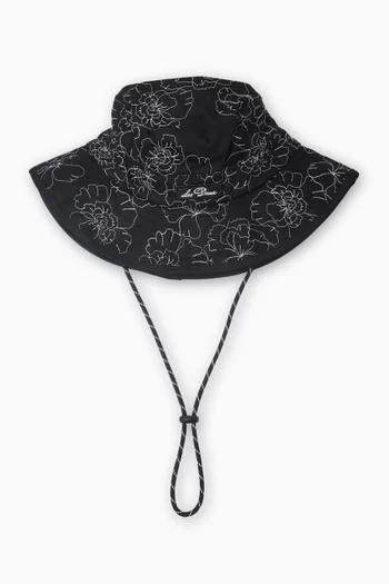 Flower AOE Safari Hat in Organic Cotton