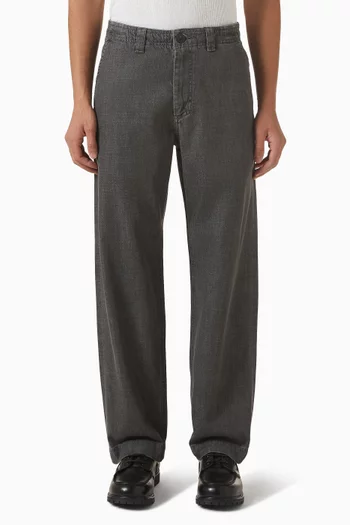 Loose Fit Jeans in Selvedge Denim