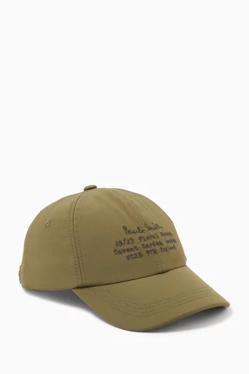 Floral Street Cap in Nylon