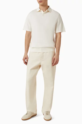 Barrel-leg Jeans in Cotton Denim