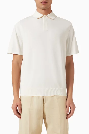 Polo Sweater in Knit