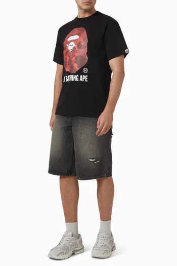 Color Camo By Bathing Ape T-shirt in Cotton