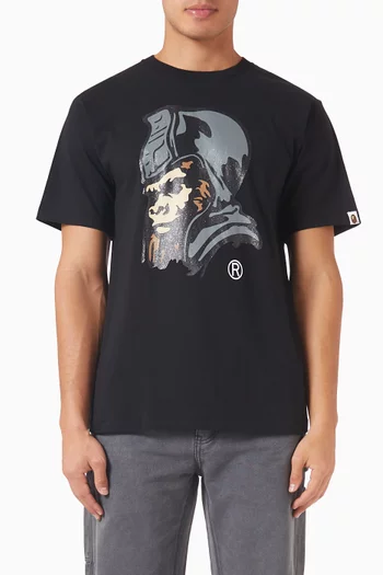 Glitter Graphic-print T-shirt in Cotton