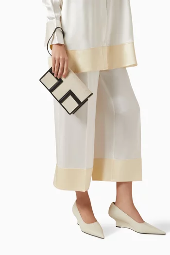 T-Flap Envelope Clutch in Canvas