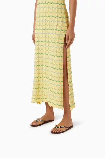 Saionara Beaded Flip Flops in Lycra
