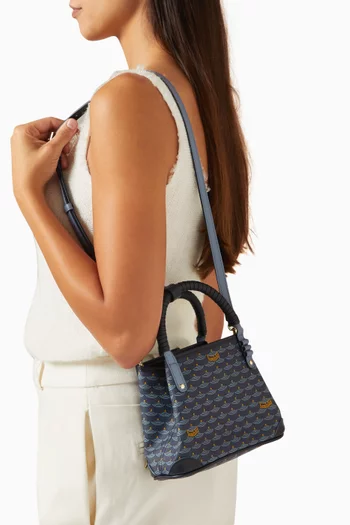 Double Battle 19 Tote Bag in Scale Canvas