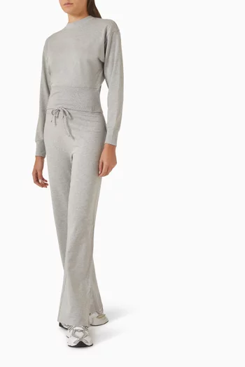 Cinch Hem Sweatshirt in Modal