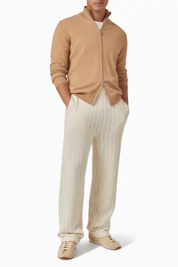 Zip Jacket in Knit
