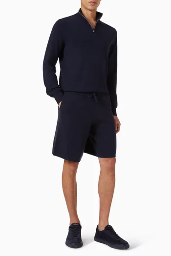 Drawstring Shorts in Cashmere